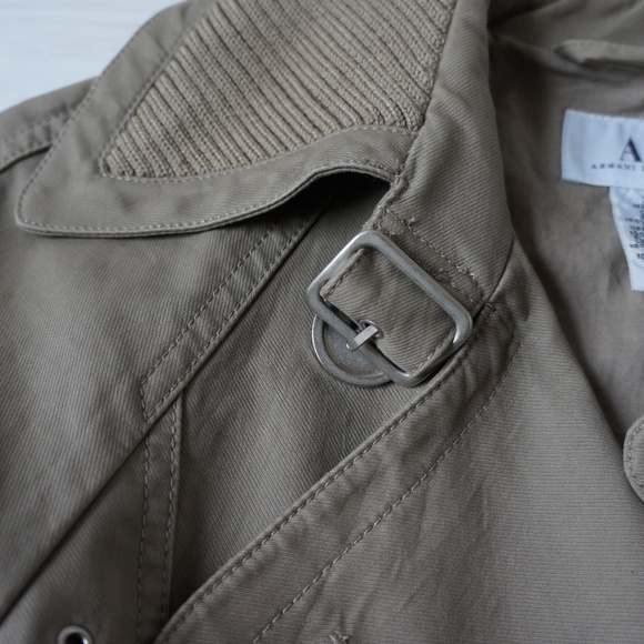 Armani Exchange A/X Trench Coat Jacket Size XS - Picture 5 of 8